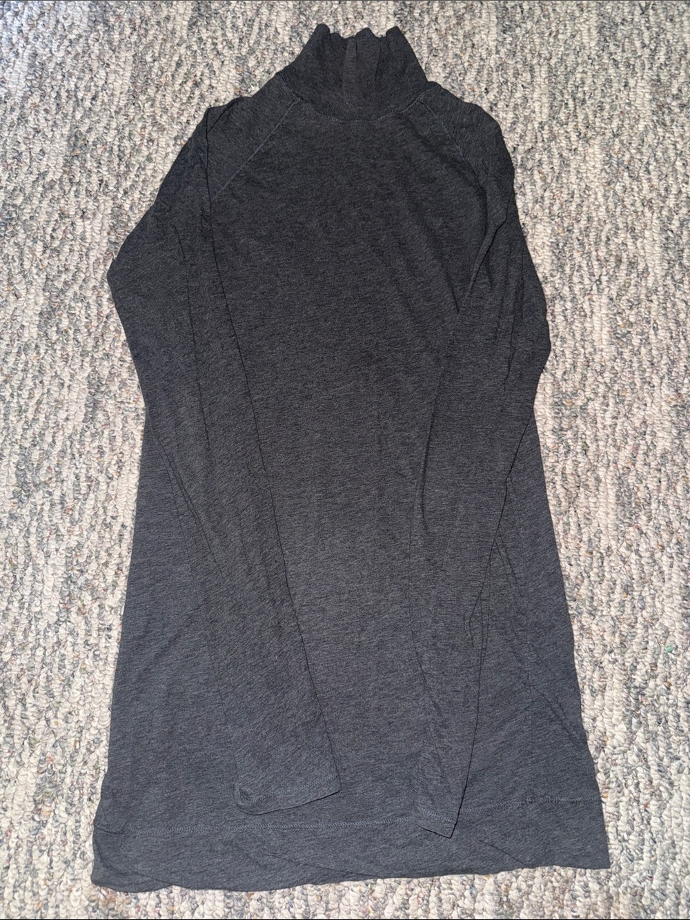 Moda International Dark Charcoal Long Sleeve Turtleneck Top